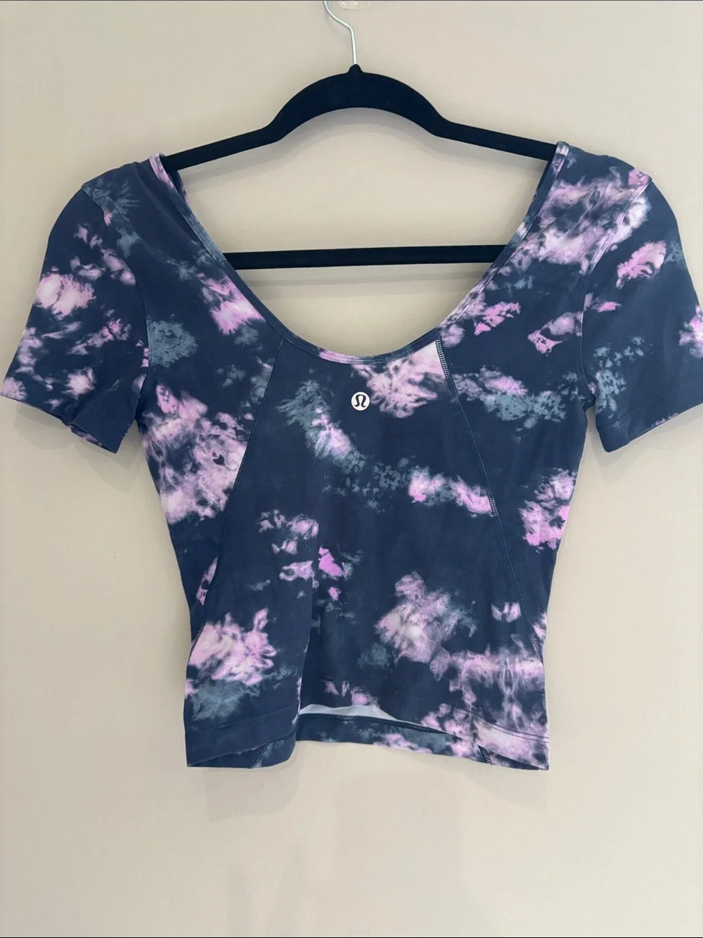 Lululemon Align Circulate Tie Dye Mineral Blue Multi Two-Piece Set size 2